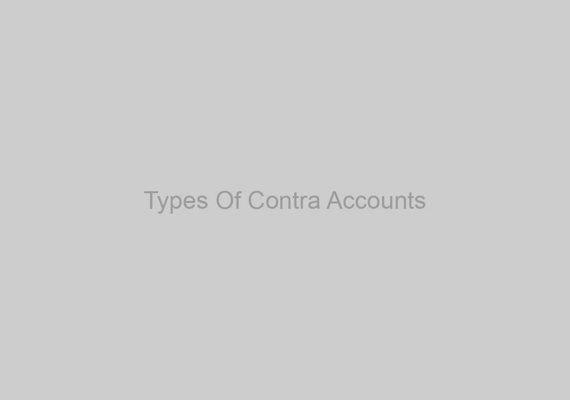 Types Of Contra Accounts